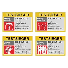 120 x Men's Test Winner Malle Sticker Set/Malle Sticker Set/Ballermann Sticker/Party Sticker/Sauf Sticker/Mallorca (5.5 x 8.5, 120 Pieces)