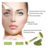 HSJ2021HSJ Jade Roller And Gua Sha Scraper Set Beauty Tool,