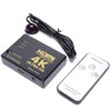 GoodsLand GD-4K3 HDMI Selector, 4K Compatible, 3 Inputs and 1