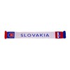 Euroscarves Slovakia Slovensko Slovakia Football Knitted Scarf, White