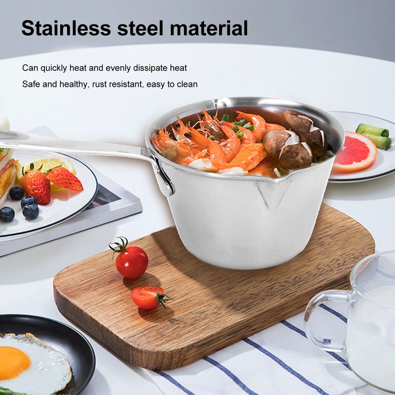Butter Milk Warmer Pot 304 Stainless Steel Thickened Fast Heating