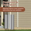 Moxweyeni 2 Pack Stainless Steel Corner Guards for Vinyl Siding