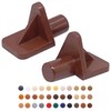 SKIR'CO (Pack of 50) Shelf Support Brackets 5mm Plastic Shelf