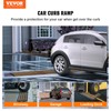 VEVOR 2 Pack Rubber Curb Ramps for Driveway, Heavy Duty