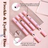 2PCS 2-in-1 Freckle Stamp & Liquid Eyeliner Pen – Waterproof