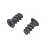 Favordrory M5x10 Black Zinc Computer Case Fan Screws, Computer Cooling