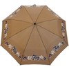 Knirps Umbrella Fiber T2 Duomatic Flower Game Teddy, brown