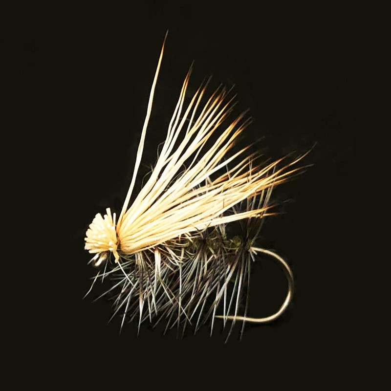 river peak Elk Hair Cadiz (Bleach) Barbless by Domestic Proteyer