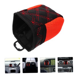 PACKOVE Car Vent Storage Pouch Compact Organizer for Car Accessories Easy Installation Wear-resistant for Mobile Devices and Items Space-saving Design