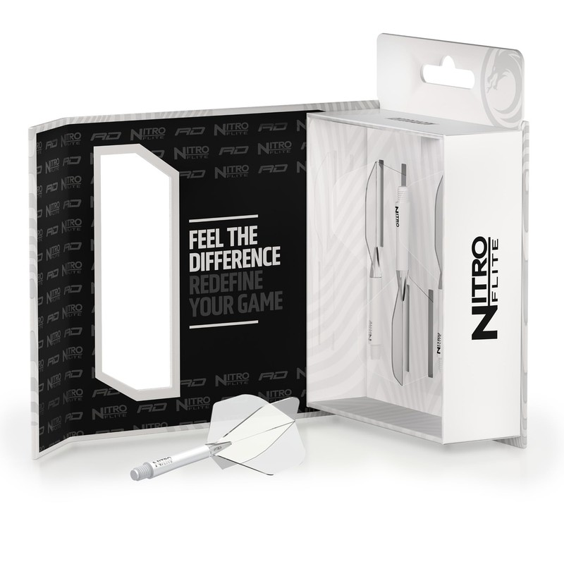 RED DRAGON Darts - Nitro Flite Integrated Flights & Shafts