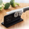 Rada Cutlery Quick Edge Knife Sharpener (R119), 3.5"x2", Stainless Steel