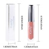 2Pcs Rosy Pink Deep Burgundy Matte Liquid Eyeshadow Eyeliner, 12#13#
