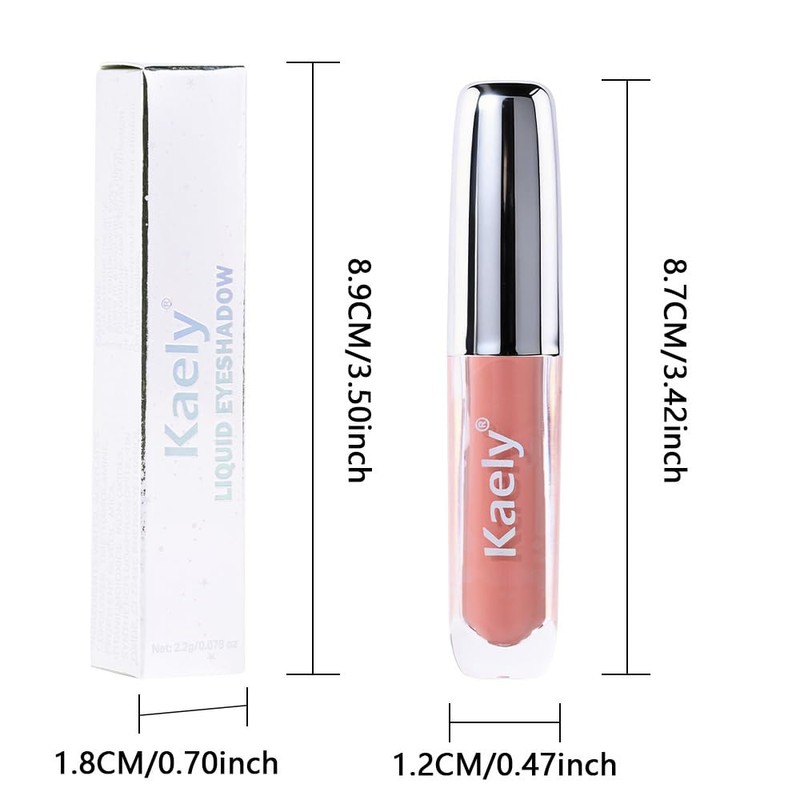 2Pcs Rosy Pink Deep Burgundy Matte Liquid Eyeshadow Eyeliner, 12#13#