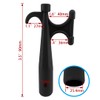 JT-HLM 2Pcs Black Nylon Boat Hook Floating,Hook for Extension Pole,Unbreakable,Durable,Rust-Resistant