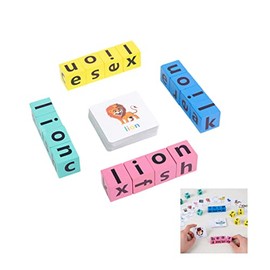 Crossword Puzzle, Word Spelling Building Cubes Toys, Matching Letter Game Kids Toys, Spelling Words Matching Letter Puzzles Games Toys, Learning...   