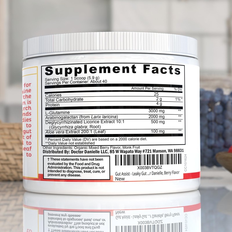 Doctor Danielle Gut Assist – Doctor Formulated Gut Lining &