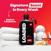 Loaded Laundry Detergent, Cologne Scented | 50 Loads | Leather