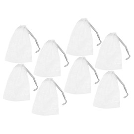 OHPHCALL Cleaning Soap Pouch Bubble Net 8 Pieces Face Cleaning Exfoliating Mesh Safe Comfortable Great for Friends Family