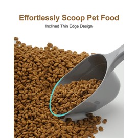 3 Pack Dog Food Scoop Set, 1 Cup Dog Food Scoop Multi Purpose Plastic Pet Food Scoop Measure Cups for Dog,Puppy and Cat