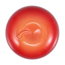 Baluue Apple Shaped Travel Cosmetic Jar Refillable Face Cream Container for Women Portable Empty Lotion Bottle Durable Skincare Jar for Travel Makeup