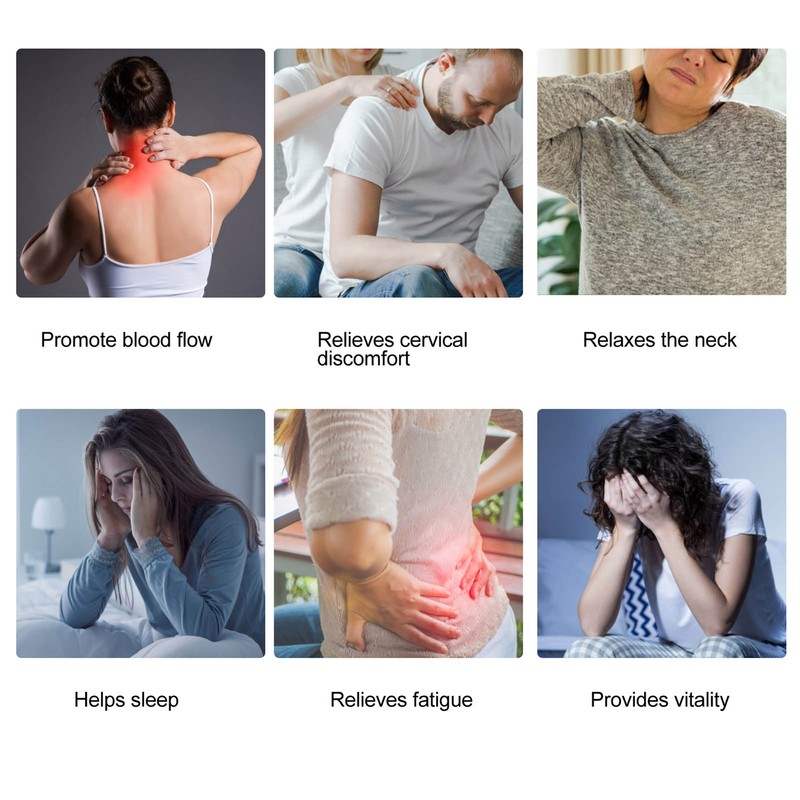 Electric Pulse Neck Massager Relieve Fatigue Tension Neck Relax Massage