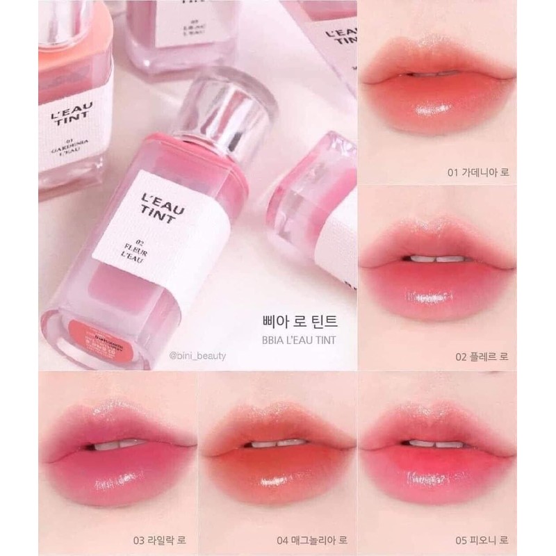 BBIA L'eau Tint Mini Edition Kit 7 Colors MLBB Vegan