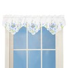 Simhomsen Embroidered Butterfly Rod Pocket Window Valance for Spring and