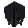 JIEXUAN Black Obsidian Scrying Mirror, Hexagonal Rhombus Obsidian Feng Shui