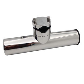 POFET 316 Stainless Clamp Clip on Fishing Boat Rod Holder for Rails Mount 19mm to 25mm