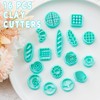 TAINSKY Bread Shape Clay Cutters, 16 Shapes Polymer Clay Cutters