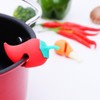 Opexicos 9Pcs Splash-Proof Pot Lid Holder Silicone Heat-Resistant Overflow-Proof Plug