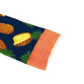 Benefeet Sox Unisex Funny Crazy Socks for Men Boys Novelty Pineapple Gifts Socks Cool 360-Degree Seamless Socks 3D Print Basketball Athletic Tube Socks Women Cute Fruit Sock for Girl Food Themed Gifts