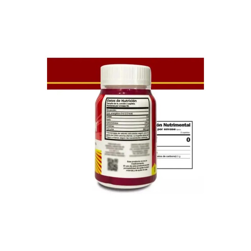 Kit De 5 Curcuyin Tumeric Curcuma Sabor Sin Sabor