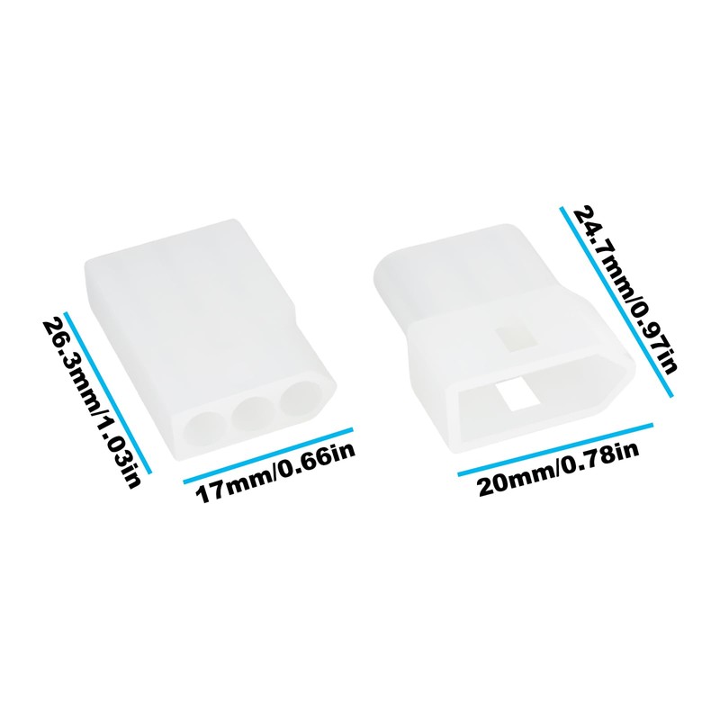 Briny River Kit Di 2 Prese E Terminali Maschio E