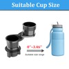 Upgraded Car Cup Holder Expander Adjustable Base & Expander for