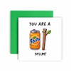 Huxters Funny Fantastick Mum Card Fantastick Card for Mum on