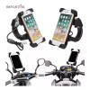 Importeek 5pz Soporte Base Para Celular Moto Bici Cargador Universal