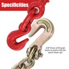 Chain Binder 3/8" -1/2", G70-3/8"×10ft Chains, 2 Binders and 2
