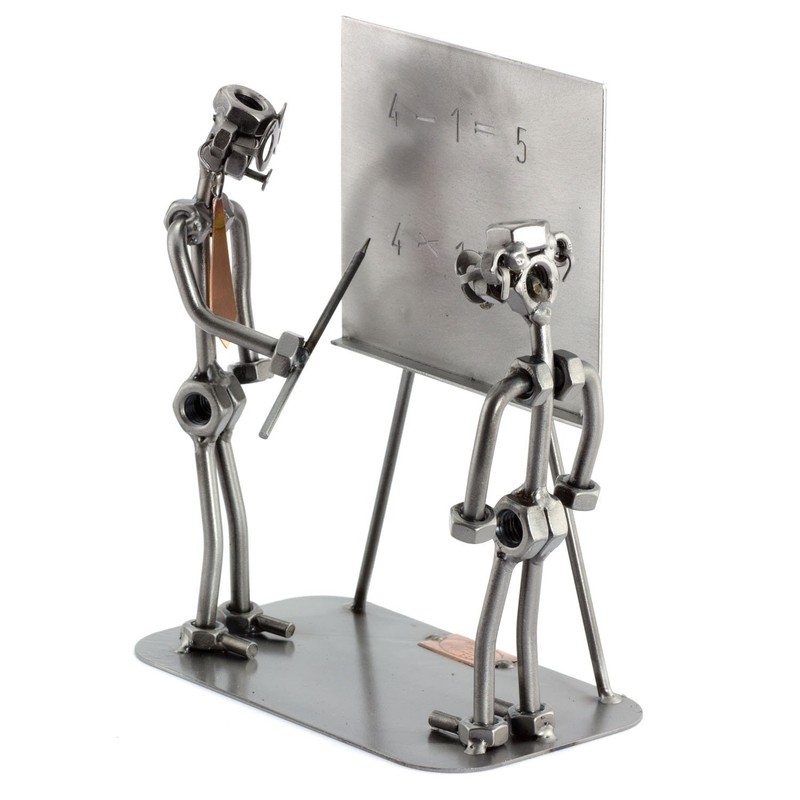 Steelman24 I Nuts and bolts sculpture Teacher I Handmade ornaments