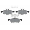 Textar 2505401 Brake Pad Set, disc brake