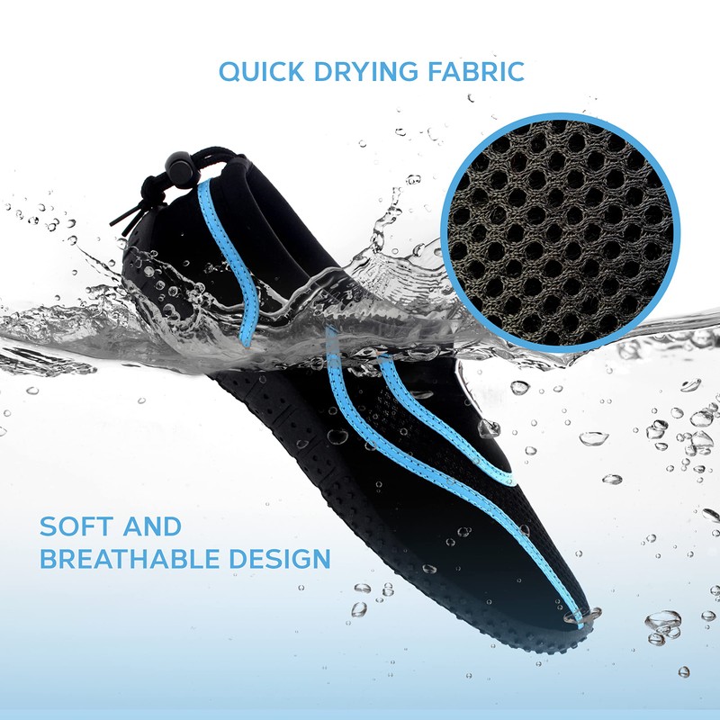 Aqua Shield Womens Beach Pool Sea Swimming Toggle Slip On