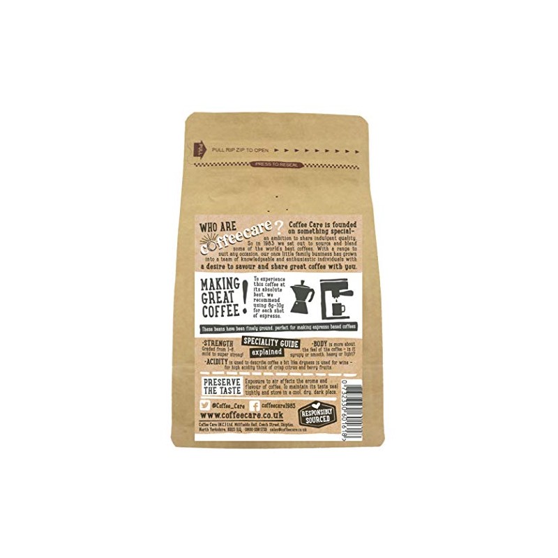 Coffee Care Caffe Napoli Ground Espresso Beans 227G (1 Packet)