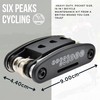 Six Peaks Cycling Multi Repair Tool, Compact, Pocket Size, 16