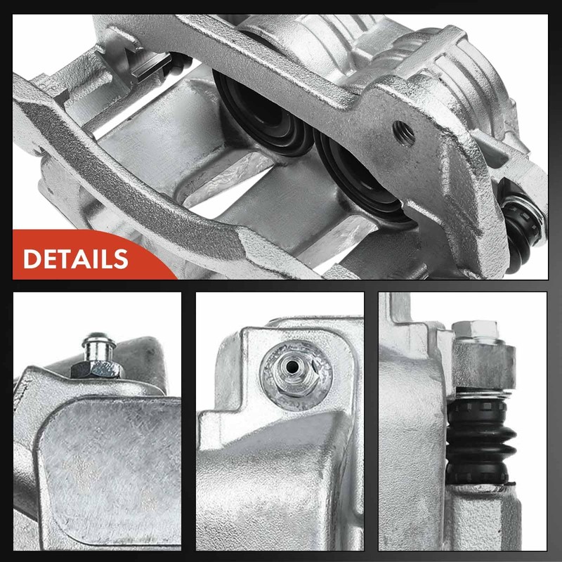 A-Premium Disc Brake Caliper Assembly with Bracket Compatible with Select