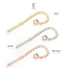 Cream Dot Necklace, Women's, Popular, Metal Allergy, Nickel-free, 18k Coating,