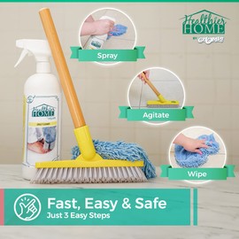 CHOMP! Grout Cleaner Bundle, Includes Grout Brush, Refreshes Grout and Removes Stains on Tile Floors and Bathroom Walls & Kitchens (3 Pack Set)