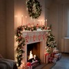 6 ft Gingerbread Christmas Garland with 30 Lights with Timer/Baking