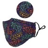 Washable Reusable 3 Layers Cotton Cloth - Rainbow Trout, One