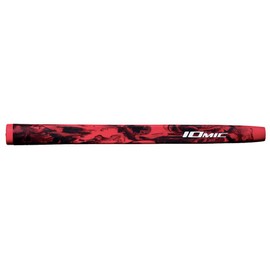 Iomic Putter Grip, Standard, Black Army Coral Red