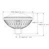 AIPLAMP Par64 Bulb LED 40W Dimmable, 500Watt Halogen Equivalent, 6000K